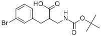 2-(3-Bromobenzyl)-3-((tert-butoxycarbonyl)amino)propanoicacid