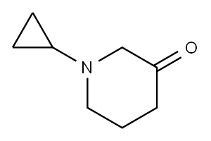 1-环丙基哌啶-3-酮 结构式
