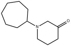 1-环庚基哌啶-3-酮 结构式