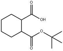 2-(叔丁氧羰基)环己烷羧酸 结构式