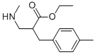 3-(甲氨基)-2-(4-甲基苄基)丙酸乙酯 结构式