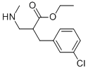 2-(3-氯苄基)-3-(甲基氨基)丙酸乙酯 结构式