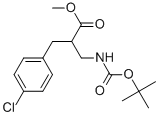 Methyl3-((tert-butoxycarbonyl)amino)-2-(4-chlorobenzyl)propanoate