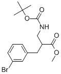 Methyl2-(3-bromobenzyl)-3-((tert-butoxycarbonyl)amino)propanoate