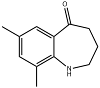 7-9-二甲基-1,2,3,4-四氢苯并[B]氮杂卓-5-酮 结构式