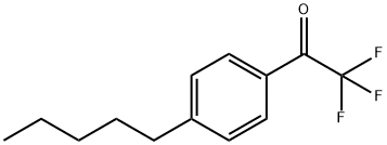 2,2,2-TRIFLUORO-1-(4-PENTYL-PHENYL)-ETHANONE 结构式