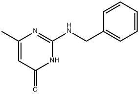 2-(Benzylamino)-6-methylpyrimidin-4-ol 结构式