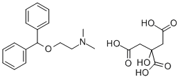 苯海拉明柠檬酸盐 结构式
