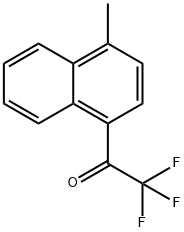 1-(4-METHYLNAPHTHYL) TRIFLUOROMETHYL KETONE 结构式