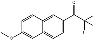 2,2,2-三氟-1-(6-甲氧基萘-2-基)乙烷-1-酮 结构式