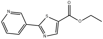 2-(吡啶-3-基)噻唑-5-甲酸乙酯 结构式