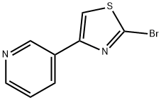 2-BROMO-4-(PYRIDIN-3-YL)THIAZOLE 结构式