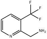 (3-(三氟甲基)吡啶-2-基)甲胺 结构式