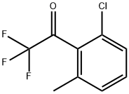 1-(2-氯-6-甲基苯基)-2,2,2-三氟乙烷-1-酮 结构式