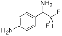 4-(1-氨基-2,2,2-三氟-乙基)-苯胺 结构式