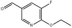 6-乙氧基-5-氟烟醛 结构式