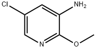 3 - 氨基-5 - 氯-2 - 甲氧基吡啶 结构式