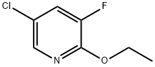 5-CHLORO-2-ETHOXY-3-FLUOROPYRIDINE 结构式