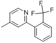 4-METHYL-2-(2-TRIFLUOROMETHYL-PHENYL)-PYRIDINE 结构式