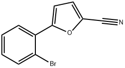 5-(2-溴苯基)-2-氰基呋喃 结构式