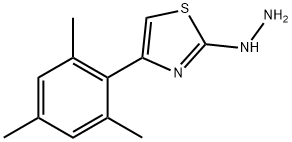 4-(2,4,6-TRIMETHYLPHENYL)-2(3H)-THIAZOLONE HYDRAZONE 结构式