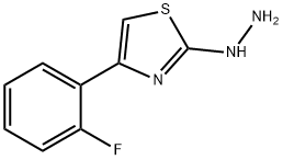 4-(2-FLUOROPHENYL)-2(3H)-THIAZOLONE HYDRAZONE 结构式