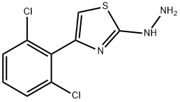 4-(2,6-DICHLOROPHENYL)-2(3H)-THIAZOLONE HYDRAZONE 结构式