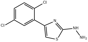 4-(2,5-DICHLOROPHENYL)-2(3H)-THIAZOLONE HYDRAZONE 结构式