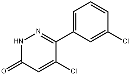 5-CHLORO-6-(3-CHLOROPHENYL)PYRIDAZIN-3(2H)-ONE
 结构式