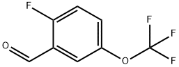 2-氟-5-(三氟甲氧基)苯甲醛 结构式