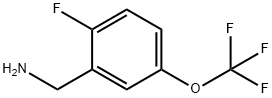 2-氟-5-(三氟甲氧基)苄胺 结构式