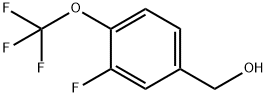 3-FLUORO-4-(TRIFLUOROMETHOXY)BENZYL ALCOHOL 结构式