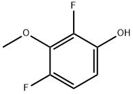 2,4-二氟-3-甲氧基苯酚 结构式