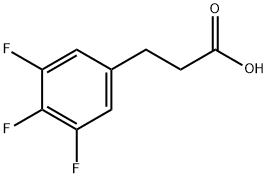 3-(3,4,5-三氟苯基)丙酸 结构式