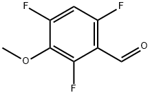 3-甲氧基-2,4,6-三氟苯甲醛 结构式
