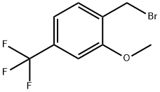2-甲氧基-4-(三氟甲基)苄溴, JRD 结构式