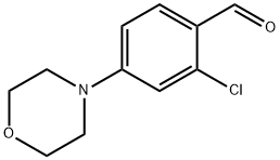 2-氯-4-(4-吗啉基)苯甲醛 结构式