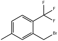 5-甲基-2-三氟甲基溴苄 结构式