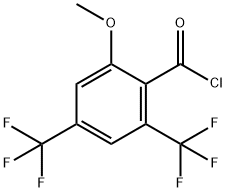 2-Methoxy-4,6-bis(trifluoromethyl)benzoylchloride 结构式