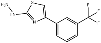 4-[3-(TRIFLUOROMETHYL)PHENYL]-2(3H)-THIAZOLONE HYDRAZONE 结构式