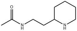 N-(2-哌啶-2-基乙基)乙酰胺 结构式
