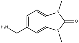 5-(氨基甲基)-1,3-二甲基-1,3-二氢-2H-苯并咪唑-2-酮盐酸盐 结构式