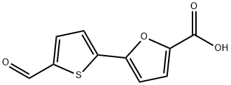 5'-Acetyl-[2,2']bithiophenyl-5-carboxylic acid 结构式