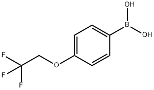 4-(2,2,2-三氟乙氧基)苯基硼酸 结构式