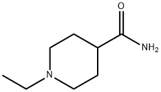1-乙基哌啶-4-甲酰胺 结构式