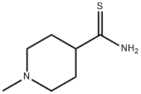 1-METHYLPIPERIDINE-4-CARBOTHIOAMIDE 结构式