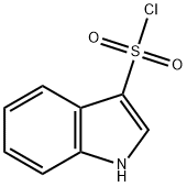 1H-INDOLE-3-SULFONYL CHLORIDE 结构式