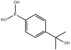 4-(2-羟基丙烷-2-基)苯硼酸 结构式
