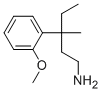 3-(2-甲氧基苯基)-3-甲基戊-1-胺 结构式