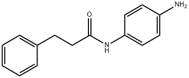 N-(4-氨基苯基)-3-苯基丙酰胺 结构式